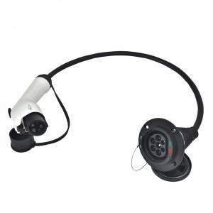 Cheap EV Adaptor 32A J1772 Plug Type 2 to Type 1 Adapter Connector for sale