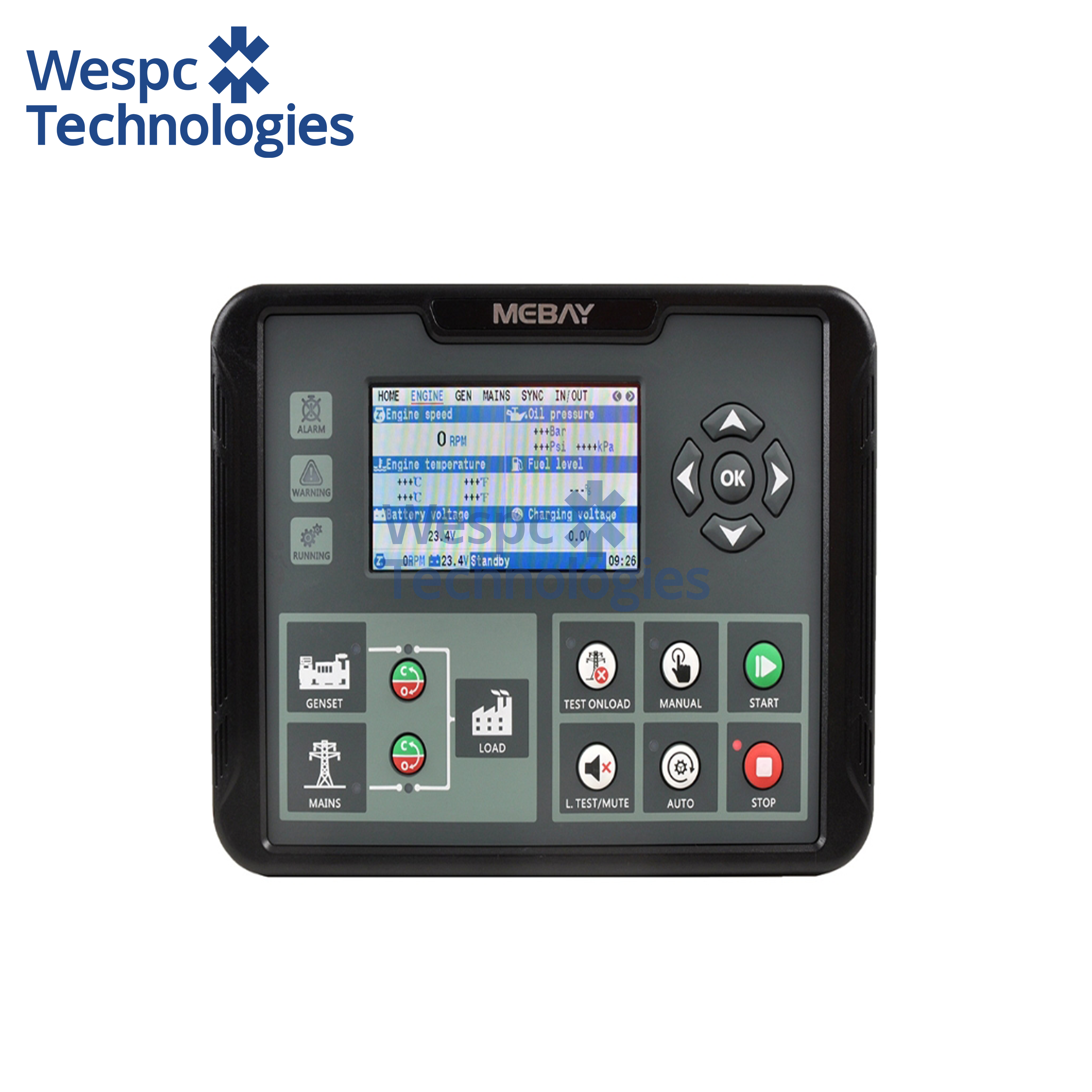 WESPC Original DC102D Parallel Controller Auto Mains Utility Failure Detection