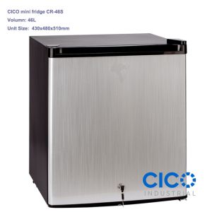 Single Door Mini Worktop Fridge , Small Office Refrigerator With Lock