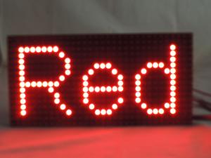 Custom Digital Display Board LED Screen Modules , P10 Red LED Module