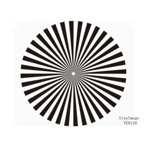 Reflective / Transmisive Camera Lens Test Chart 16/9 72 Sectors Reflectance