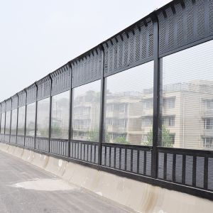Transparent Noise Barrier Acrylic Sheet With Black String For Bird Guard