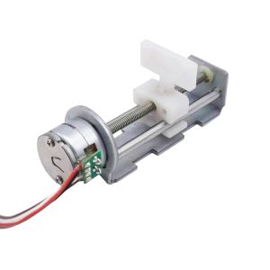 Cheap 15mm Screw Slider 2 Phase Permanent Magnet Stepper Motor with 385mA Current and 0.02mm Resolution for sale