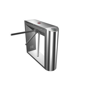 Electric Pedestrian Control Tripod Turnstile Gate With RFID Card Reader