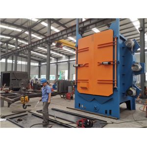 350kg/min Hanger Type Shot Blasting Machine Casting Parts Cleaning