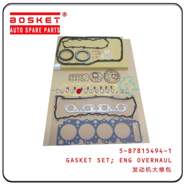 5-87815494-1 5878154941 Isuzu NPR Parts Engine Overhaul Gasket Set For 4HG1 NKR