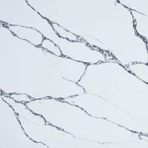 Cut To Size Quartz Kitchen Countertops Polished White Quartz Worktop