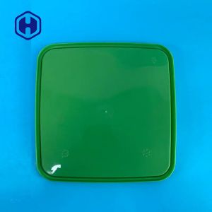 108oz Biscuit IML Container Luxury Cracker Square Custom Christmas Gift Food