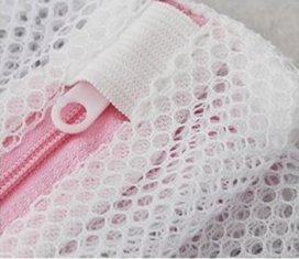 Custom Laundry Mesh Wash Bag with Non-rusting Nylon Zipper