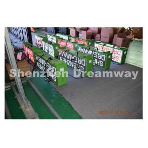 PH 5 SMD3528 Taxi LED Display Taxi Advertising Screens With 3G WIFI GPS Control