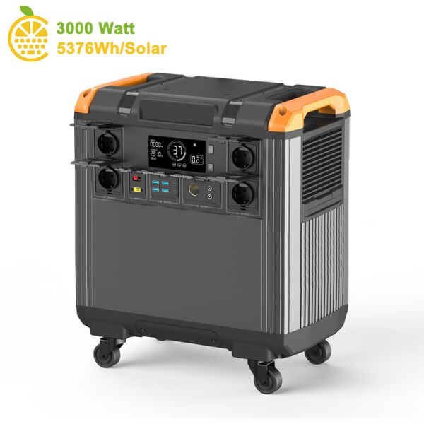 3000W Portable Power Station with MPPT Controller UPS Function and Multiple