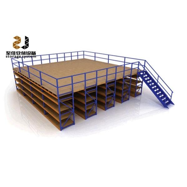 Quality Boltless / Rivet Shelving Mezzanine Floor Systems , Max 6000mm Upright wholesale