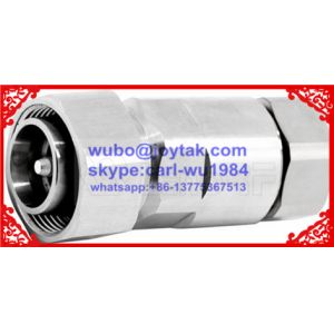 4.3-10 connector male clamp type for 1/2" superflex cable Tri-alloy body PIM ≤