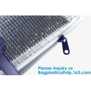 Handled Reusable Carrying Cheap Custom Aluminum Foil Insulated Thermal Oxford