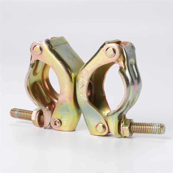 Quality Electric Galvanized Swivel Scaffold Clips , EN74B Scaffolding Clamp Swivel wholesale
