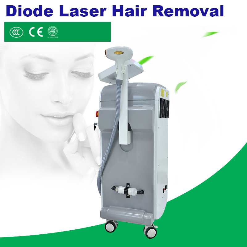 808nm Diode Laser Hair Removal Machine with 125*68*55cm Dimensions and 200 Sets