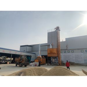 No Auger Type Corn Dryer Machine 32 Ton With Husk Burner