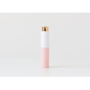 Silk Printing 10ml Luxury Gold Refillable Perfume Atomiser Perfume Dispenser