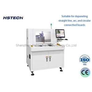Depaneling with PCB Router Machine for Straight Line Arc and Circular Connectted