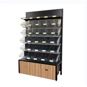 China Factory Customized Color Size supermarket convenience gondola snack shelf
