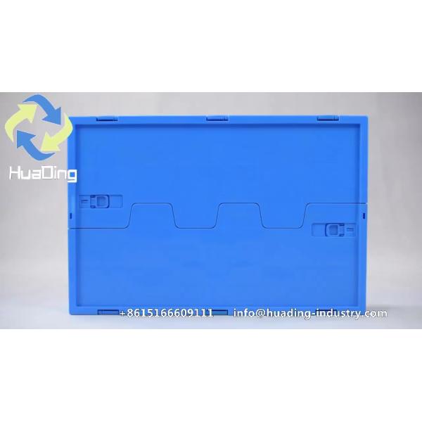 Quality wholesale plastic nested and stacked hinged container with lid fruit box crates wholesale