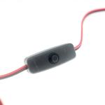 Customized In-line Switch Button on off Power Cable for Led Lamp Motor
