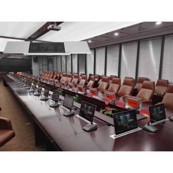 Quality Manual Sliding Design Desktop Power Outlet For Conference Room Table AV Solution wholesale