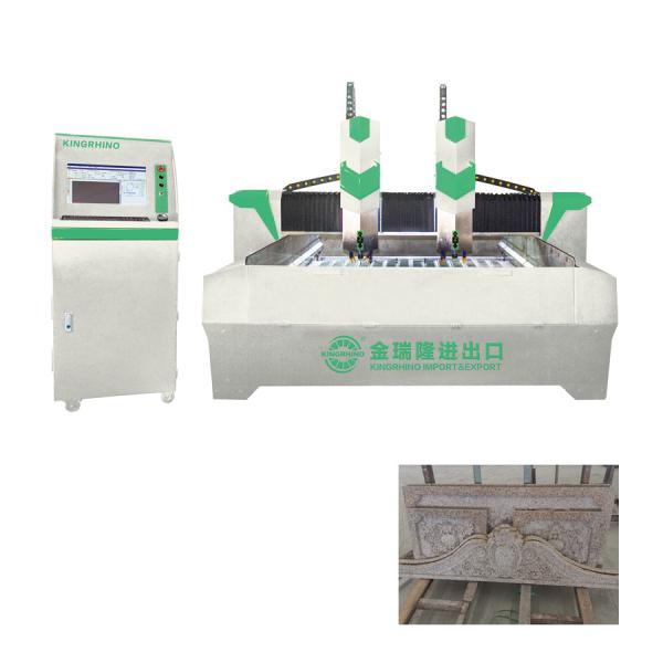 Two Spindles 5.5kw 2000x3000mm Worktable Planar Stone Engraving Machine For