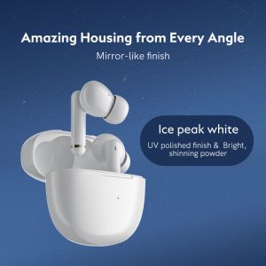 BT5.1 Wireless Bluetooth Earphone ANC Noise Canceling Earbuds 4Mic