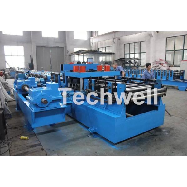 Quality 1.5-3.0mm Forming Thickness , Quick Interchangeable CZ Purlin Roll Forming Machine With 7 Rollers Leveling Device wholesale