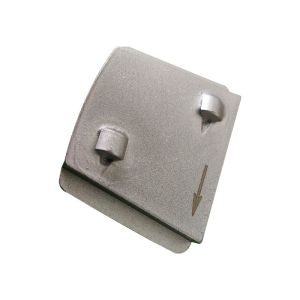 Double 1/4 PCD Segments Diamond Grinding Shoes For Epoxy Glue Paint Concrete