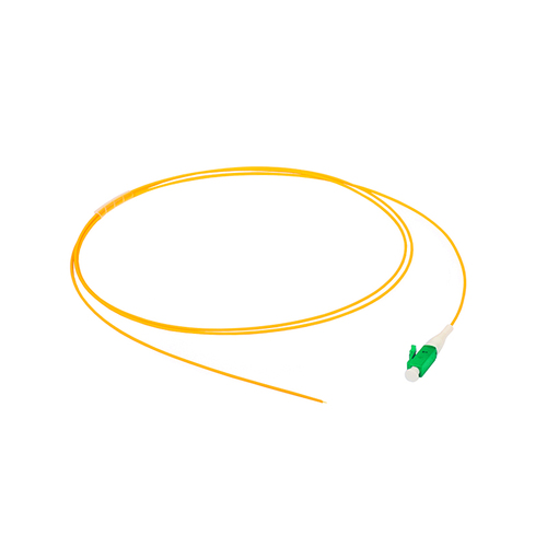 0.9mm Simplex Fiber Optic Pigtails FC/APC Or MTRJ Connectors/LSZH/Yellow