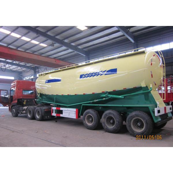 3 Axlebulk Cement Tank Semi Truck Trailer 55cbm 70 Tons Bulk Cement Tanker Cement Silo Semi Trailer