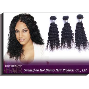 100% Unprocessed Virgin Peruvian Hair Extensions 5A Curly Hair Deep Wave