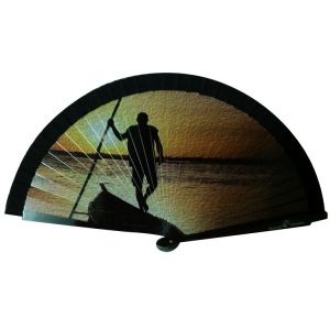 Spanish Wooden Customized Hand Fans Folding Hand Painted And Printed