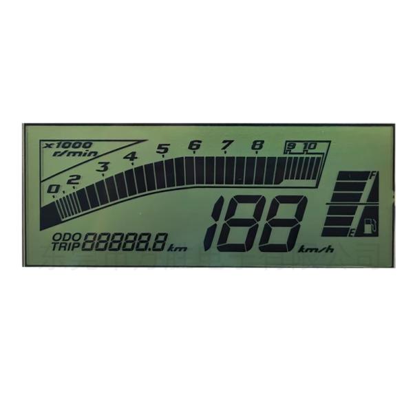 Quality Custom 7 Segment LCD Display for Speedometer Segmented LCD Solutions wholesale