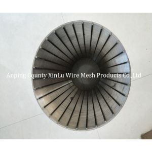 Round 316L Stainless Steel Filter Element 30mm Slot Wedge Wire Pipe Non Magnetic