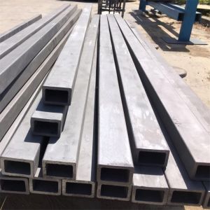 Round Hole Shape Sisic Beam Silicon Carbide Cross Beams For Sanitary Ware