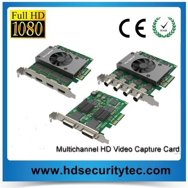 Quality 2 Channels / 4 Channels HD Video Capture Card for HD Video to PCI-e wholesale