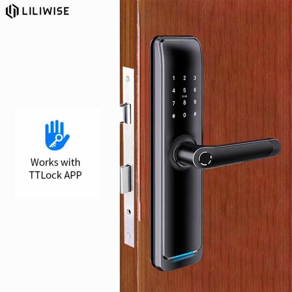 Quality ROSH Electronic Deadbolt Lock Wifi Keyless Remote Control Replaceable Cylinder wholesale