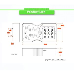 OEM Supported UBSDC-232Y High-Precision Digital Display Three-Dimensional