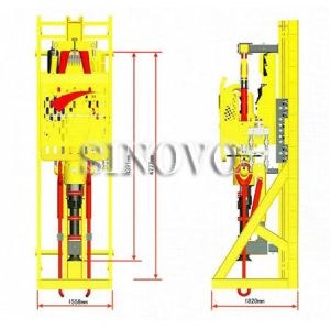 VY60A Blue Hydraulic Static Pile Driver , pile foundation machine with Fast Pile