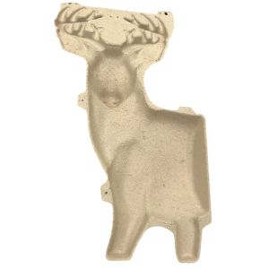 natural brown Eco Friendly Paper Packaging , OEM Recycled Pulp Packaging