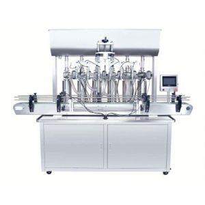 Cheap Inline Filling Machine 4 Nozzles Liquid Filling Machine Automatic Overflow Liquid Bottle Filler for Beverage Juice for sale