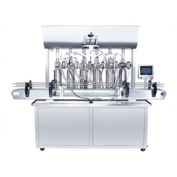 Inline Filling Machine 4 Nozzles Liquid Filling Machine Automatic Overflow