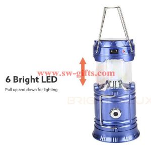Plastic Multi-function Solar Camping Lantern Rechargeable,Portable Solar