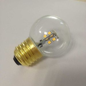 Cheap Dongguan LED lighting manufacturer smart design LED globe bulb G45 E27 1WATT warm white for sale