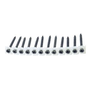 #8 X 1-1/4 In. Auto Feed Screws Bugle Head Plastic Strip 55mm #2 Phillips For