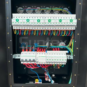 Syntax MD4 Three Phase 125A Waterproof Power Distro Box With Schneider Breakers