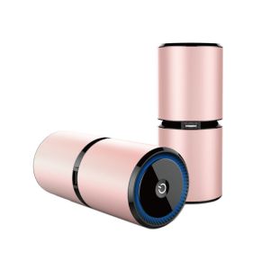 ETL Gray Hepa Car Air Purifier 106m3/h Negative Ion Air Cleaner